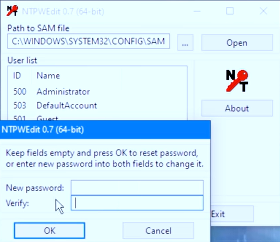 最简单破解Windows登录密码的方法