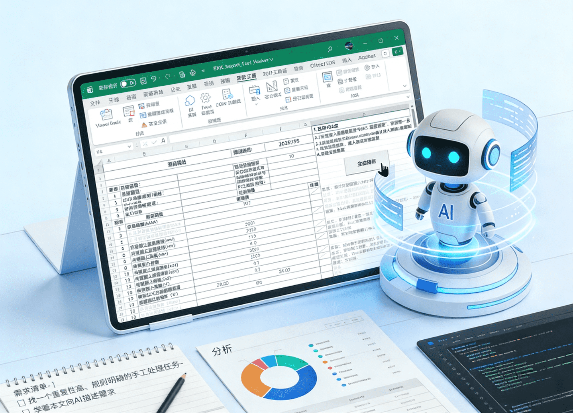 不会代码也能开发小工具：Excel+AI 完整实战方案