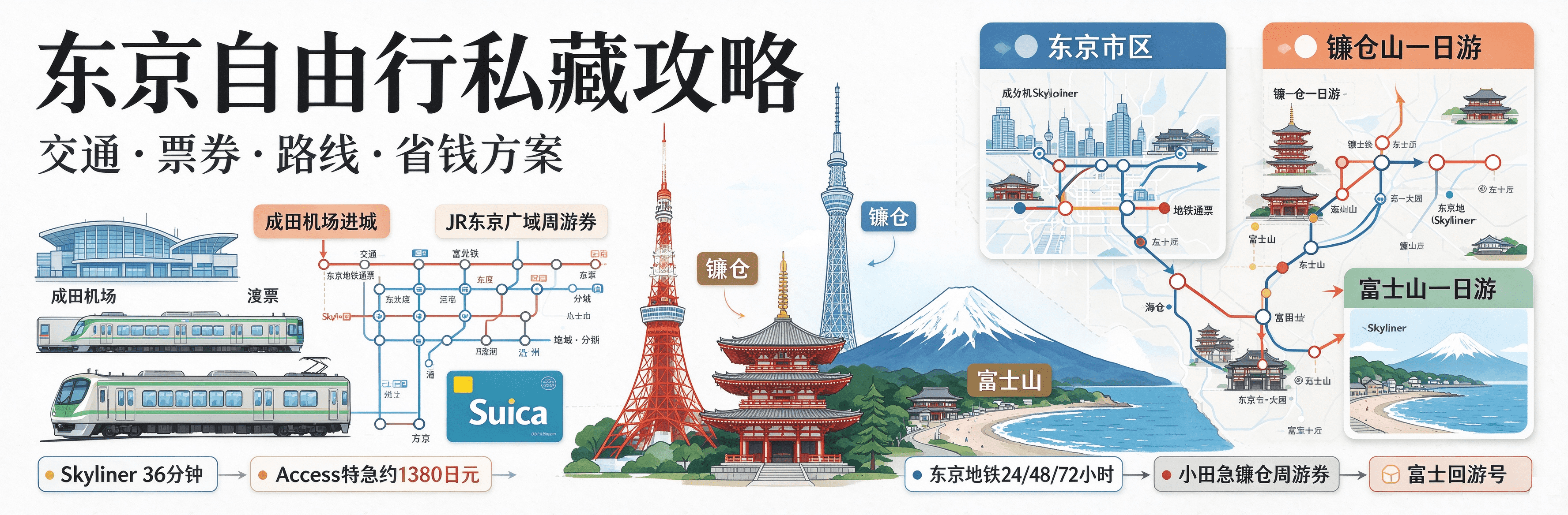 东京自由行私藏攻略：一路自由到底